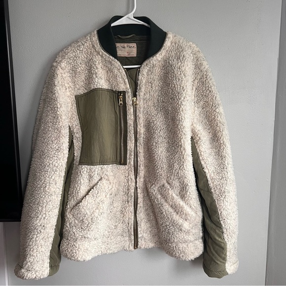Free People We The Free Rivington Sherpa Jacket XS - Picture 3 of 9